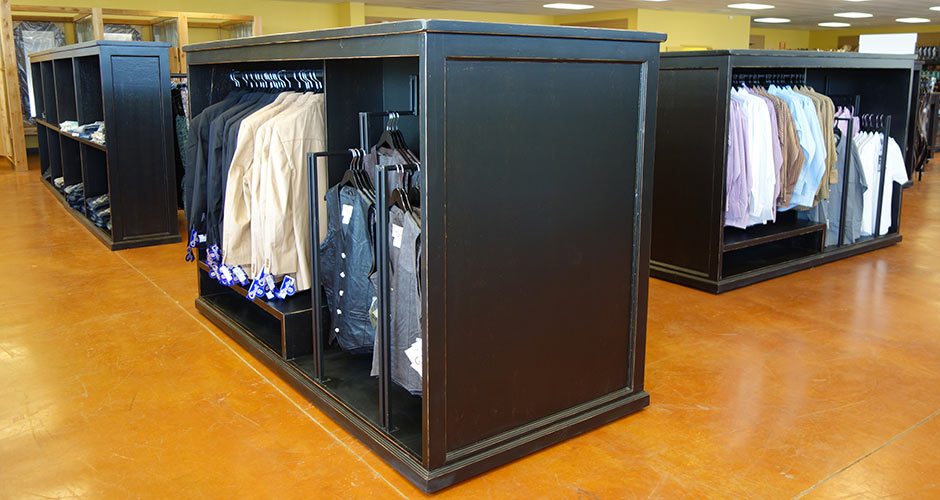 Ranch Rack Hanging Display Cabinets